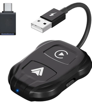 Беспроводной адаптер CarPlay & Android Auto 2-в-1 (USB Type-C, Plug & Play)