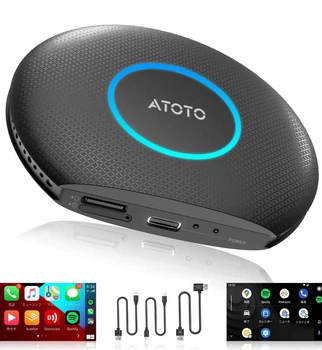 Беспроводной CarPlay / Android Auto адаптер MYATOTO CB6A-A-BK AI Box 4G LTE Android 13
