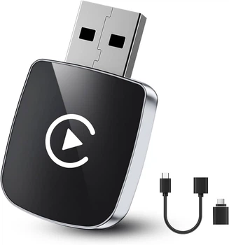 Беспроводной адаптер Apple CarPlay BINGKELE Wireless CarPlay Adapter USB/Type-C для iPhone (iOS 10+)