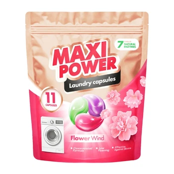 Капсулы для стирки Maxi Power Flower Wind 11 шт