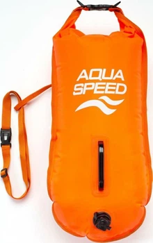 Буй для плавання Aqua Speed OPEN WATER SWIM BUOY 17L 63227 помаранчевий Уні 37 x 72 см