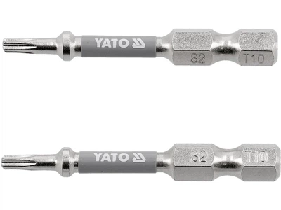 Біти YATO TORX T10 x 50 мм HEX 1/4" нікельовані 2 шт YT-78031