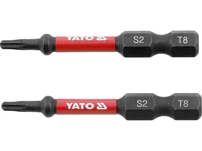 Биты ударные YATO TORX T8 x 50 мм HEX 1/4" 2 шт YT-78050