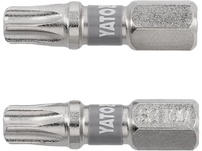 Біти YATO TORX T30 x 25 мм HEX 1/4" нікельовані 2 шт YT-78015