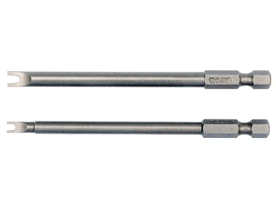 Набір біт YATO SPANNER №6-10 HEX 1/4" довжина 100 мм 2 шт YT-0499