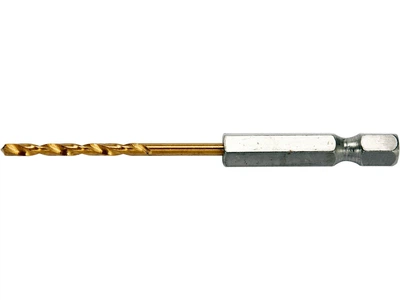 Сверло по металлу титановое YATO HSS-TIN HEX 1/4" 2.5 мм 80 мм YT-44752