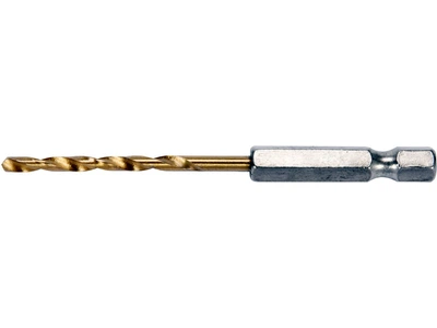 Сверло по металлу титановое YATO HSS-TIN HEX 1/4" 3 мм 81 мм YT-44754