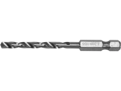Сверло по металлу YATO HSS6542 HEX 1/4" 4.2 мм 75/43 мм для нержавеющей стали YT-44867