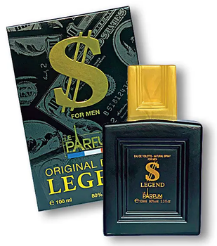 Туалетная вода мужская PE:PARIS ELYSEES INTENSE DOLLAR LEGEND EDT 100 мл