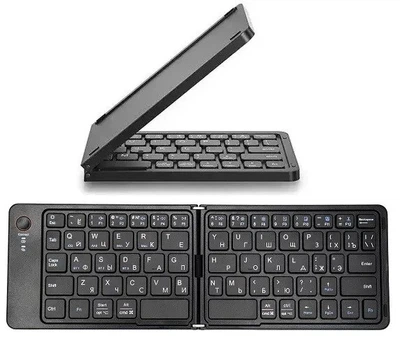 Сложная беспроводная клавиатура HB 028 Bluetooth, портативная для планшета и ноутбука