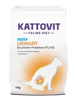 Сухой корм Kattovit Veterinary Urinary mit Thun для котов с заболеваниями нижних мочевыводящих путей с тунцом 4 кг