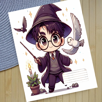 Тетрадь Гарри Поттер Harry Potter клетка 18 листов (30957)