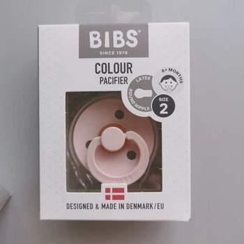 Соска пустышка Bibs Colour latex 6-18 мес blossom 2размер латекс