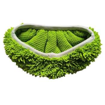 Микрофибровый моп для швабры Swiffer Sweeper с эластичным креплением и высокой поглощающей способностью зеленая R 9788