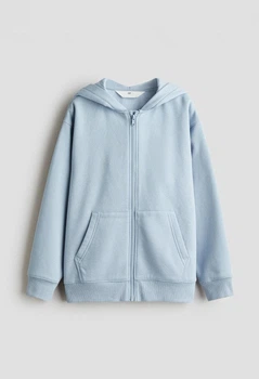Підліткова тепла толстовка з капюшоном для хлопчика H&M 170 см Блакитна (26070608D)