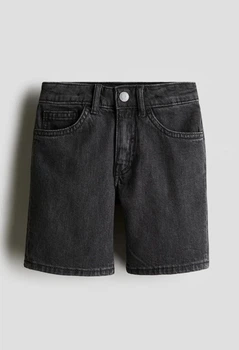 Дитячі джинсові шорти для хлопчика H&M 98 см Чорні (26070601B)