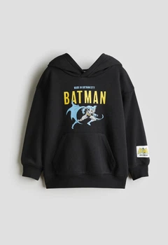 Дитяче тепле худі для хлопчика H&M 98-104 см Чорне (26070607B)