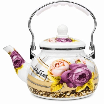 Чайник эмалированный A-PLUS 2.5 л (0964) "Coffe"