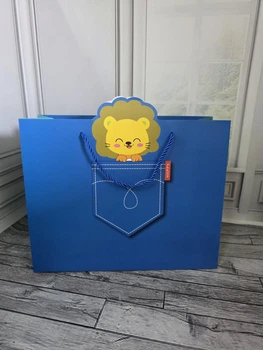 Дитячий подарунковий пакет L 30*24*11 см (ВІ5639)