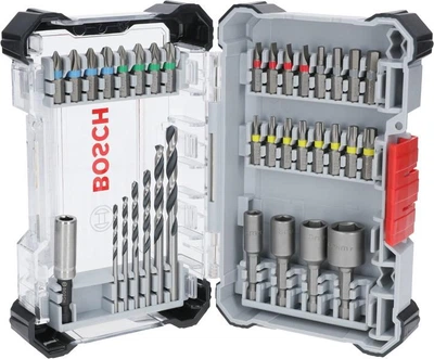 Набор бит и сверл Bosch Extra Hard and Metal HSS 35 шт, пенал (2607017726)