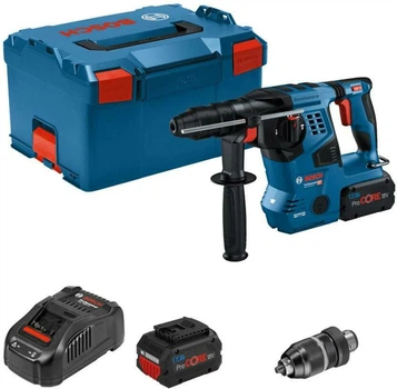Акумуляторний перфоратор Bosch PRO GBH 18V-28 CF, SDS-plus, 2 акб 8 Ah, з/п, L-Boxx 238 (0611921002)
