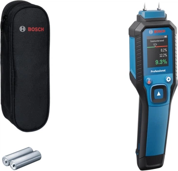 Влагомер Bosch Professional GMP 1-13, 2х1.5 В LR6 (AA), футляр (0601078000)