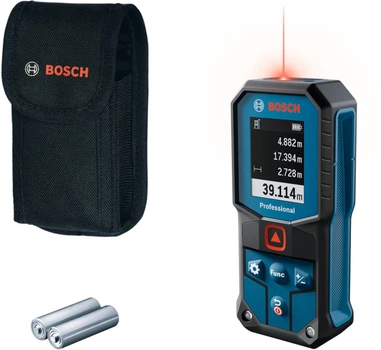 Лазерный дальномер Bosch GLM 40-31, 2×1,5 В LR6 (AA), чехол (0601075000)