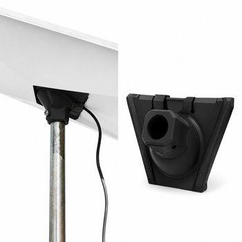 Starlink Gen 3 Pipe Mount Adapter — адаптер для кріплення антени Starlink Standard Gen 3 на трубу або на щоглу 25/33,5/40/50 мм 50