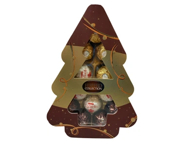 Подарунковий набір шоколадних цукерок Ferrero Collection Ялинка 129 г (8000500413500)