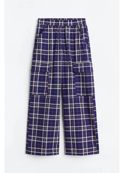 Подростковые брюки-карго для девочки H&M 271126457 164 см Фиолетовый/Белый (2727000137878)