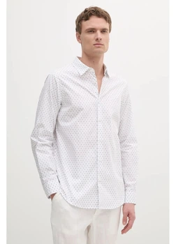 Рубашка мужская H&M 270976709_whiteblack S Белая (2727000131432)