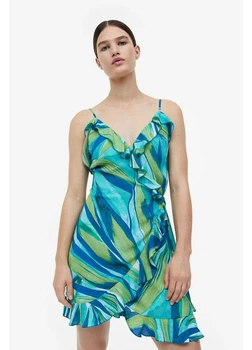 Сарафан жіночий літній H&M 271178063 2XL Зелений/Синій/Блакитний (2727000135928)