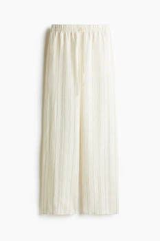 Брюки женские H&M 271259065 XS Белые (2727000134297)