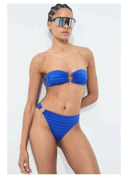 Нижняя часть купальника женская H&M 271154192 46 Синяя (2727000140724)