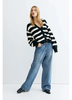 Кардиган женский H&M 271174753 S Черный (2727000126384)