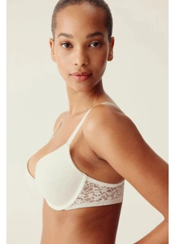 Бюстгальтер с косточками с Push-up хлопковый H&M 270723469_white 75D Белый (2727000131333)