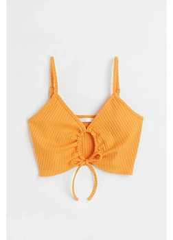 Топ женский H&M 271073101_orange XL Оранжевый (2727000109400)