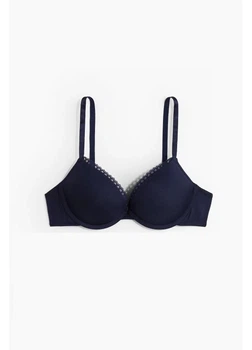 Бюстгальтер с косточками с Push-up H&M 271208619_navy 70B Темно-синий (2727000143794)