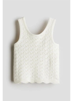 Подростковая майка для девочки H&M 271264681 170 см Белая (2727000143848)