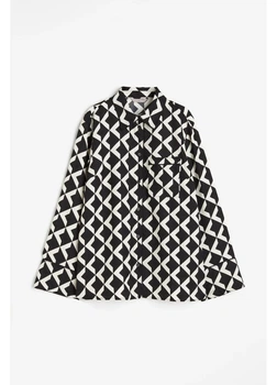 Сорочка жіноча H&M 271207641 S Чорний/Кремовий (2727000134099)
