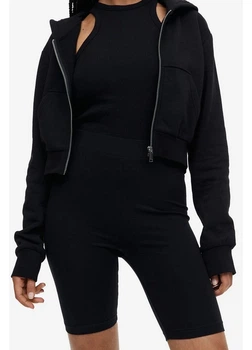 Спортивные шорты женские H&M 271154509 XXS Черные (2727000125684)
