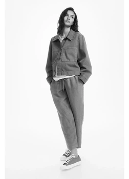 Брюки для беременных женские H&M 271209799 XL Хаки (2727000132804)