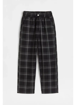 Подростковые штаны для мальчика H&M 271073194_darkgrey 140 см Темно-серые (2727000137861)