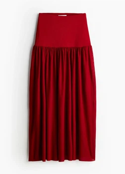 Спідниця міді літня жіноча H&M 271258675 S Червона (2727000100117)