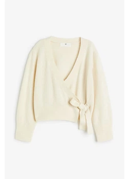 Подростковая кофта для девочки H&M 271206214 158 см Кремовая (2727000135300)