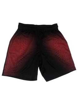 Детские шорты на резинке для мальчика H&M 271048544 122 см Черный/Красный (2727000112202)
