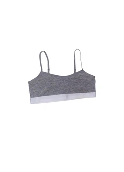 Підлітковий топ для дівчинки H&M 270701985_grey 158 см Сірий (2727000112233)