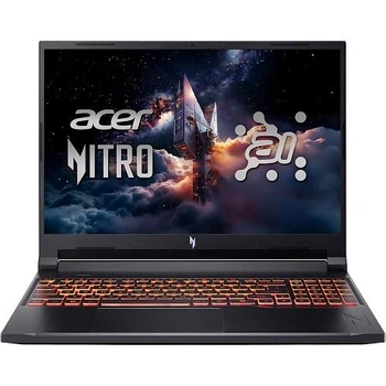 Ноутбук Acer Nitro V 16 ANV16-72-7809 (NH.U2EAA.003 + mouse) Obsidian Black (16 / IPS / 1920x1200 / 180Hz / Intel Core 7-240H / 16GB RAM / 512GB SSD / RTX 5060 / Windows 11 Pro)