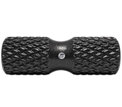 Массажный ролик EasyFit Grid Roller EPP 42 см для МФР, валик для спины и мышц, роллер миофасциального релиза Черный (EF-2043-BK)