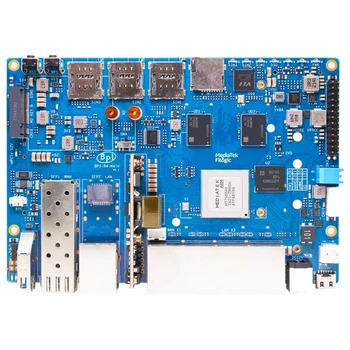 Плата маршрутизатора Banana Pi BPI-R4 с процессором MediaTek MT7988A Quad-Core Cortex-A73 - 743854